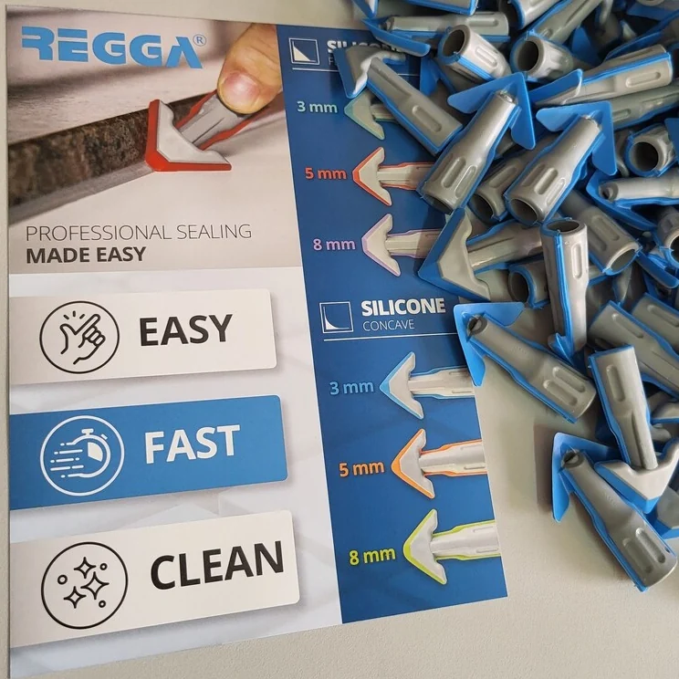 REGGA Fugendüsen in 3, 5 und 8 mm – für Silikon und Acryl